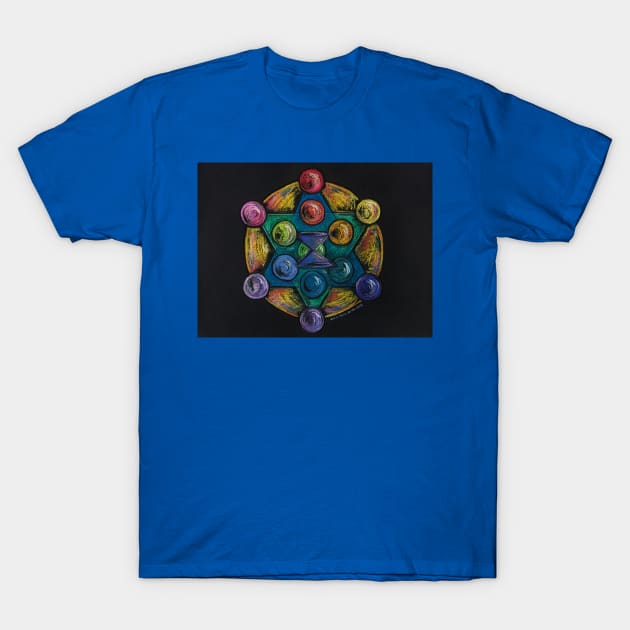 Metatron's Rainbow Cube T-Shirt by RobinMain